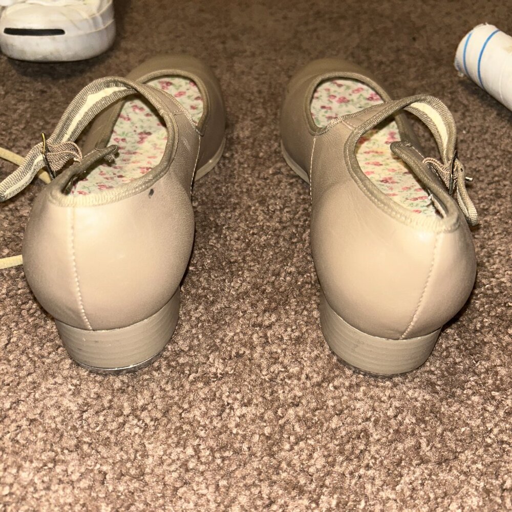 Capezio‎ Tele Tone Tap Tan Character Shoes Size 8 1/2M Excellent Condition - Picture 4 of 6